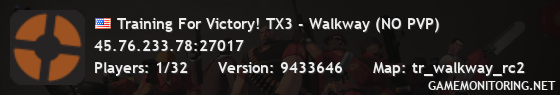 Training For Victory! TX3 - Walkway (NO PVP)