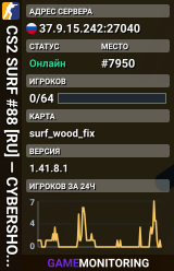 CS2 SURF #88 [RU] — CYBERSHOKE.NET (TIER 1-2 - EASY)