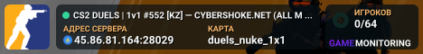 CS2 DUELS | 1v1 #552 [KZ] — CYBERSHOKE.NET (ALL MAPS)