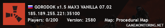 GORODOK x1.5 MAX3 VANILLA 29.01