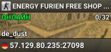ENERGY FURIEN FREE SHOP + FDL FREE ADMIN