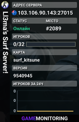 Ll3ma's Surf Server!