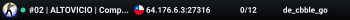 #02 | ALTOVICIO | Competitive [SA] [+10]