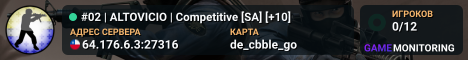 #02 | ALTOVICIO | Competitive [SA] [+10]