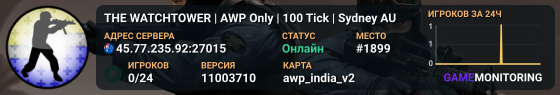 ██ THE WATCHTOWER | AWP Only | 100 Tick | Sydney AU