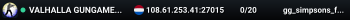 VALHALLA GUNGAME SERVER (biggest gg server ever)