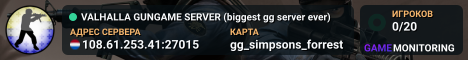 VALHALLA GUNGAME SERVER (biggest gg server ever)