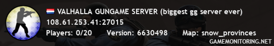 VALHALLA GUNGAME SERVER (biggest gg server ever)