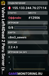 Valve Left4Dead 2 Peru Server (srcds2014-lim1.381.100)