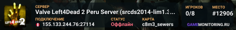 Valve Left4Dead 2 Peru Server (srcds2014-lim1.381.100)