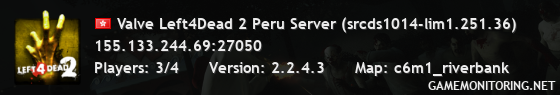 Valve Left4Dead 2 Peru Server (srcds1014-lim1.251.36)