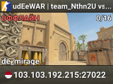udEeWAR | team_Nthn2U vs team_nMnvoskyz