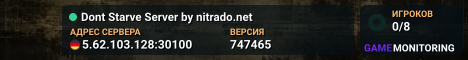 Dont Starve Server by nitrado.net