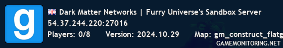 Dark Matter Networks | Furry Universe's Sandbox Server