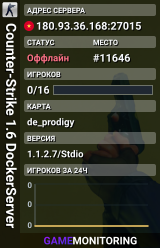 Counter-Strike 1.6 DockerServer