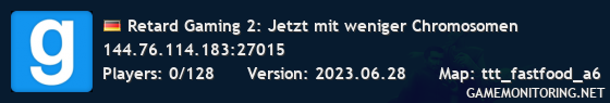 Retard Gaming 2: Jetzt mit weniger Chromosomen