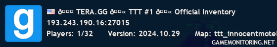 🌎 TERA.GG 💫 TTT #1 💫 Official Inventory