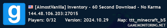 [AlmostVanilla] Inventory - 60 Second Download - No Karma