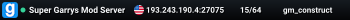 Super Garrys Mod Server
