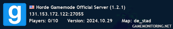Horde Gamemode Official Server (1.2.1)