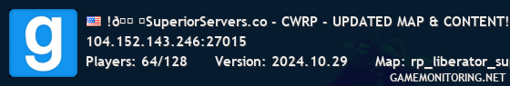 !💠⇛SuperiorServers.co - CWRP - UPDATED MAP & CONTENT!