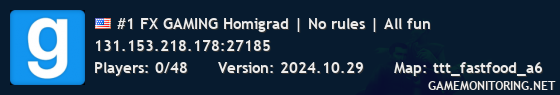 #1 FX GAMING Homigrad | No rules | Current mode: Homicide
