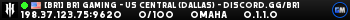 [BR1] BR1 Gaming - US CENTRAL (DALLAS) - discord.gg/br1
