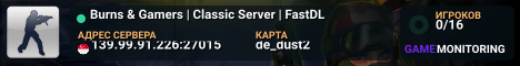 Burns & Gamers | Classic Server | FastDL