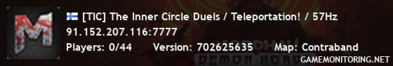 [TIC] The Inner Circle Duels / Teleportation! / 57Hz