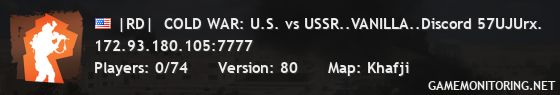 |RD|  COLD WAR: U.S. vs USSR..VANILLA..Discord 57UJUrx.