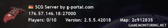 SCG Server by g-portal.com