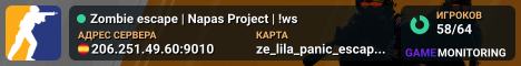 ☣️ Zombie escape | Napas Project | !ws