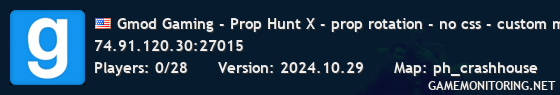Gmod Gaming - Prop Hunt X - prop rotation - no css - custom map