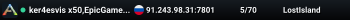 ker4esvis x50,EpicGame+Steam,PVE