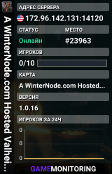 A WinterNode.com Hosted Valheim Server