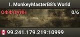 I. MonkeyMasterB8's World