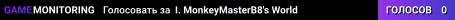 I. MonkeyMasterB8's World