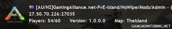 [AU/NZ]GamingAlliance.net-PvE-Island/NoWipe/Mods/Admin - (v358.