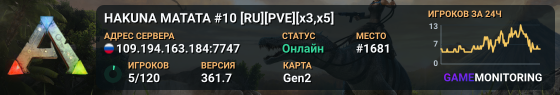 HAKUNA MATATA #10 [RU][PVE][x3,x5]