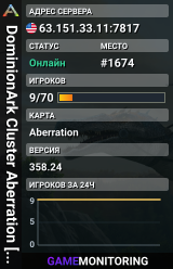 DominionArk Cluster Aberration [3x PvP]