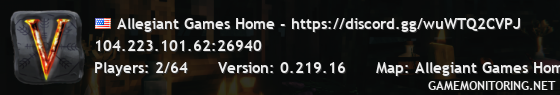 Allegiant Games Home - https://discord.gg/wuWTQ2CVPJ