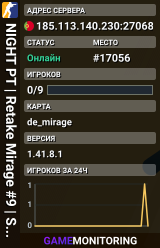 NIGHT PT | Retake Mirage #9 | Skins Grátis