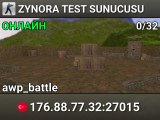 ZYNORA TEST SUNUCUSU