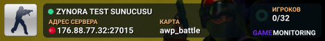 ZYNORA TEST SUNUCUSU
