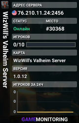 WizWill's Valheim Server