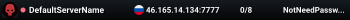 DefaultServerName