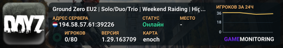 Ground Zero EU2 | Solo/Duo/Trio | Weekend Raiding | High FPS