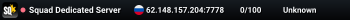 Squad Dedicated Server