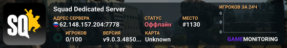 Squad Dedicated Server