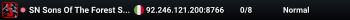 SN Sons Of The Forest Server